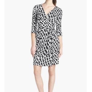 Diane Von Furstenberg Chain Link Wrap Dress